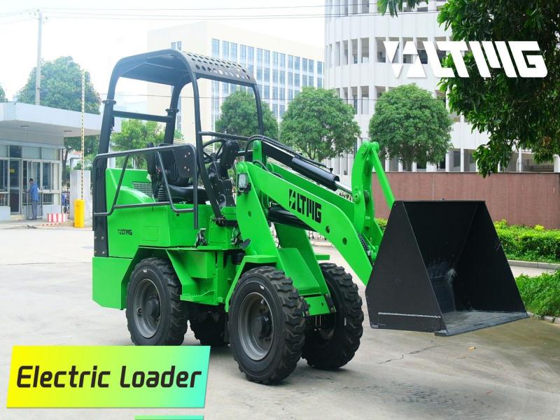 Wheel Loader Listrik Artikulasi Kecil