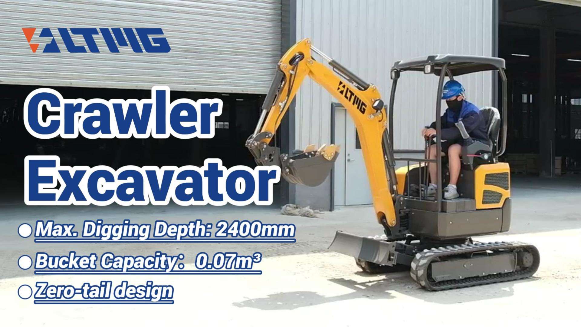 Ekskavator mini LTMG 2,5 ton sedang dijual panas