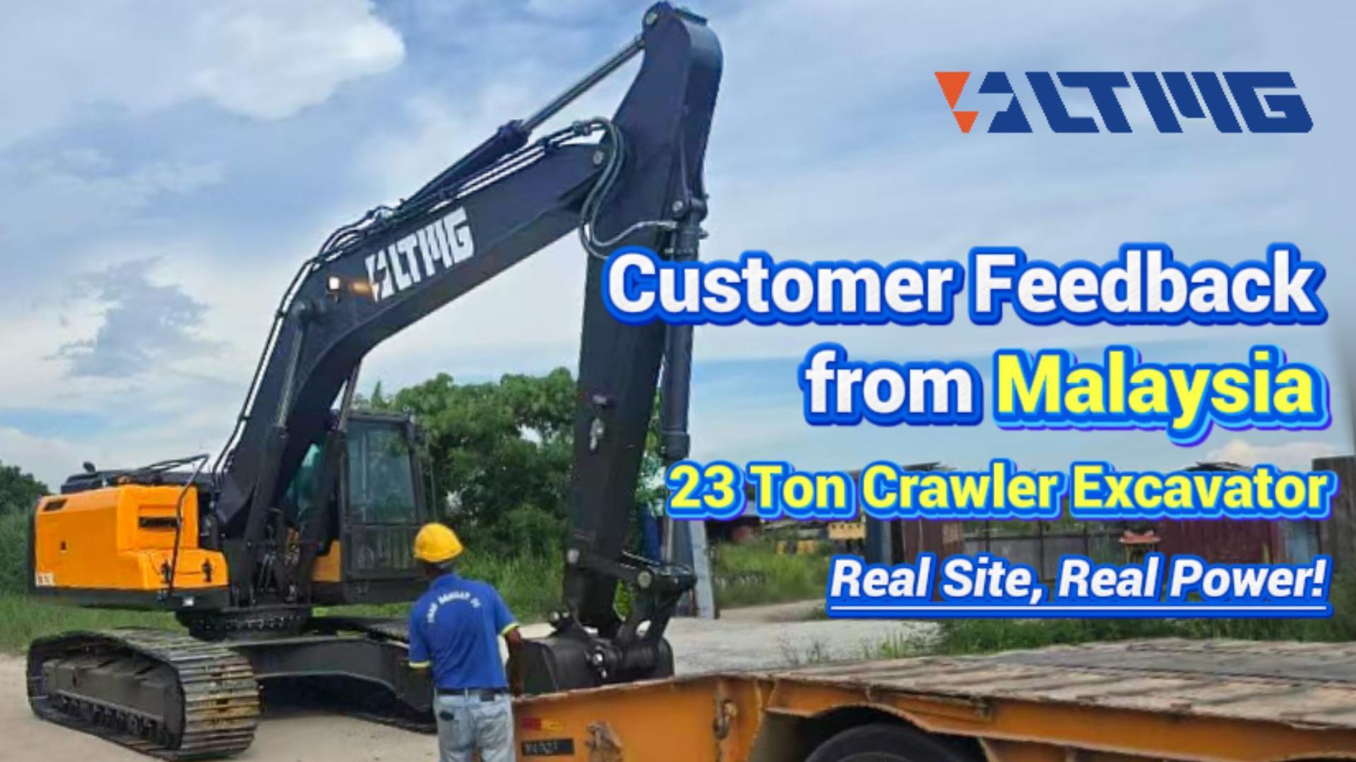 Ekskavator Perayap LTE230 23 Ton di Malaysia