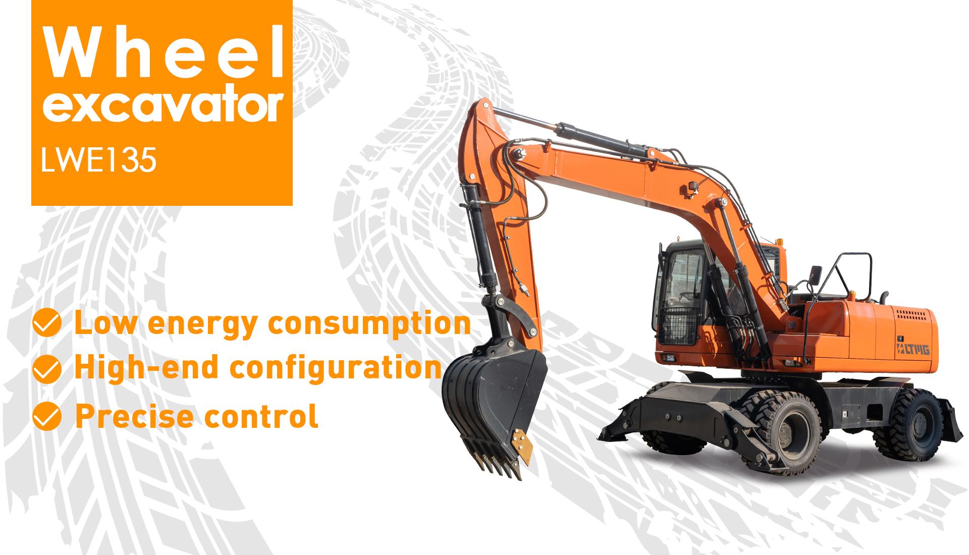 13.5 Ton Wheel Excavator for Sale