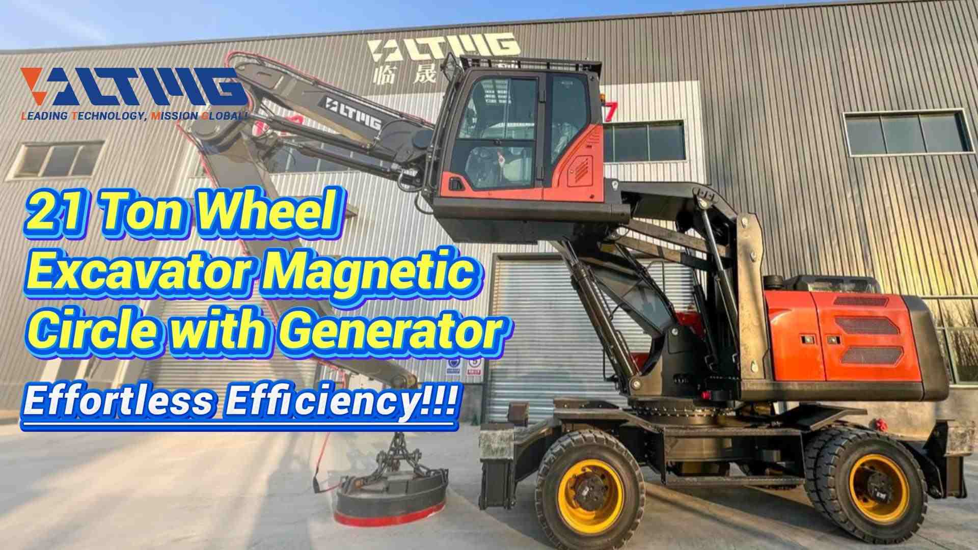 Ekskavator Roda LWE210 21 Ton – Dibuat untuk Kekuatan & Presisi