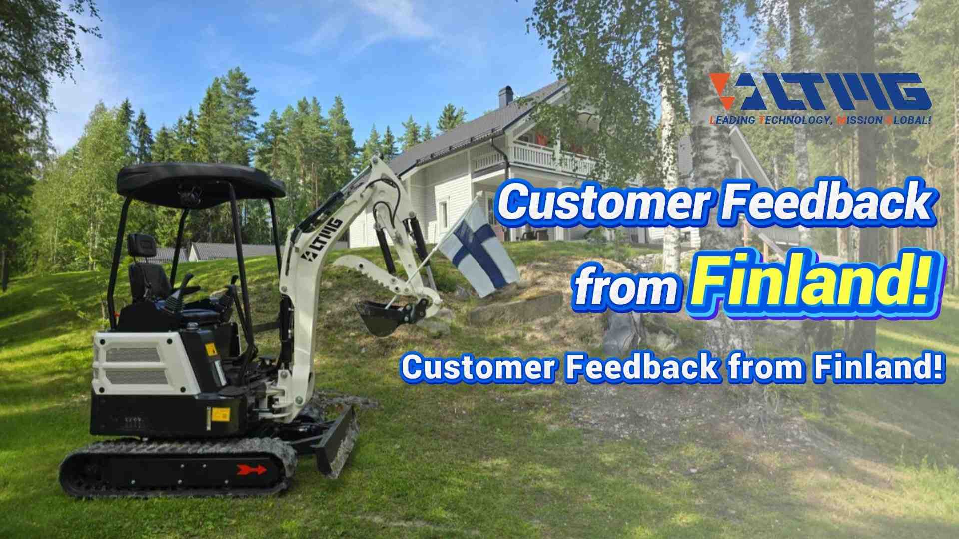 Uji Lokasi Finlandia – Mini Excavator 2,5 Ton