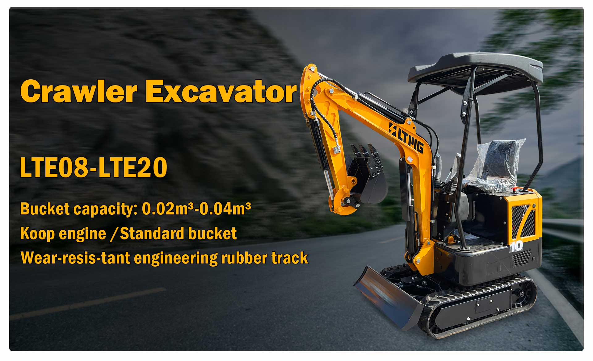 mini digger excavator