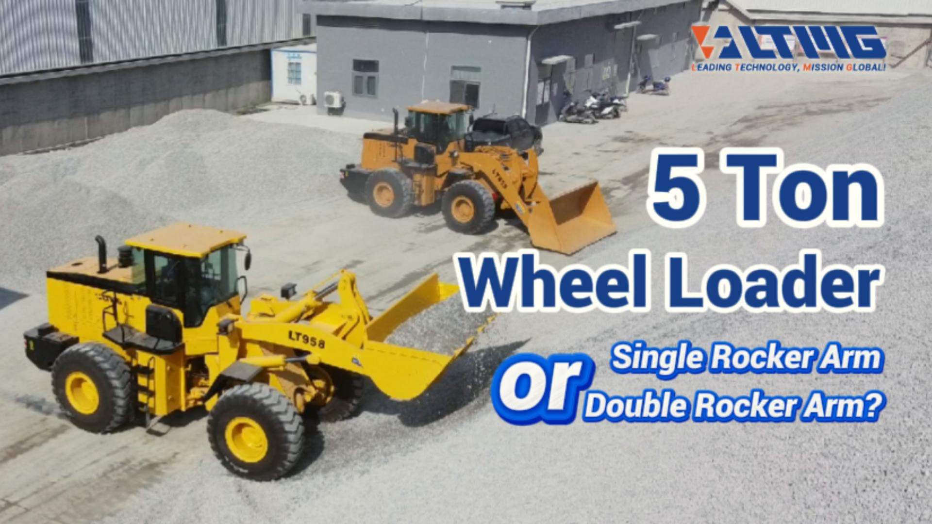 Wheel Loader LT958 5 Ton dengan Pemutus Hidrolik