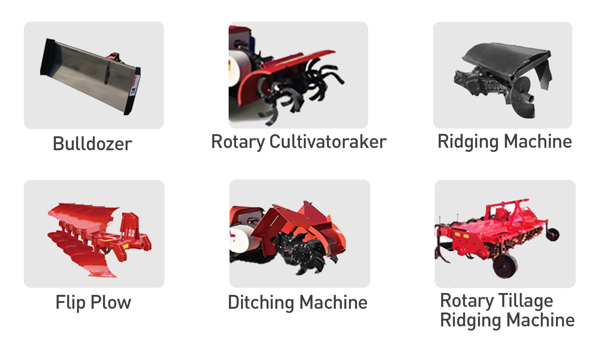attachments for 50HP tractor