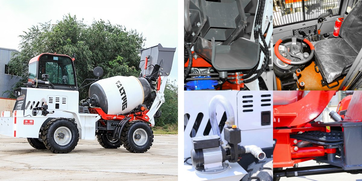 0.7m³ 4WD Mini Self Loading Concrete Mixer Truck 0.7m³ 4WD Mini Self Loading Concrete Mixer Truck